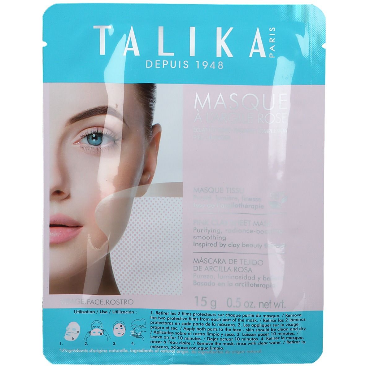 Talika Masque Argile rose