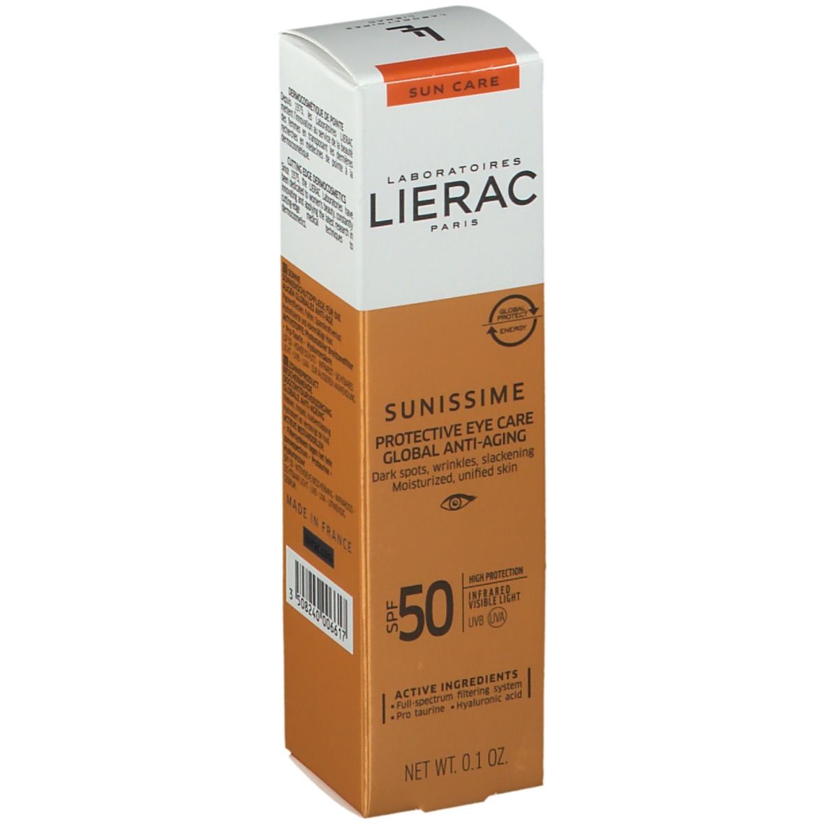 LIERAC SUNISSIME Globale Anti-Aging-Augenschutzpflege SPF50