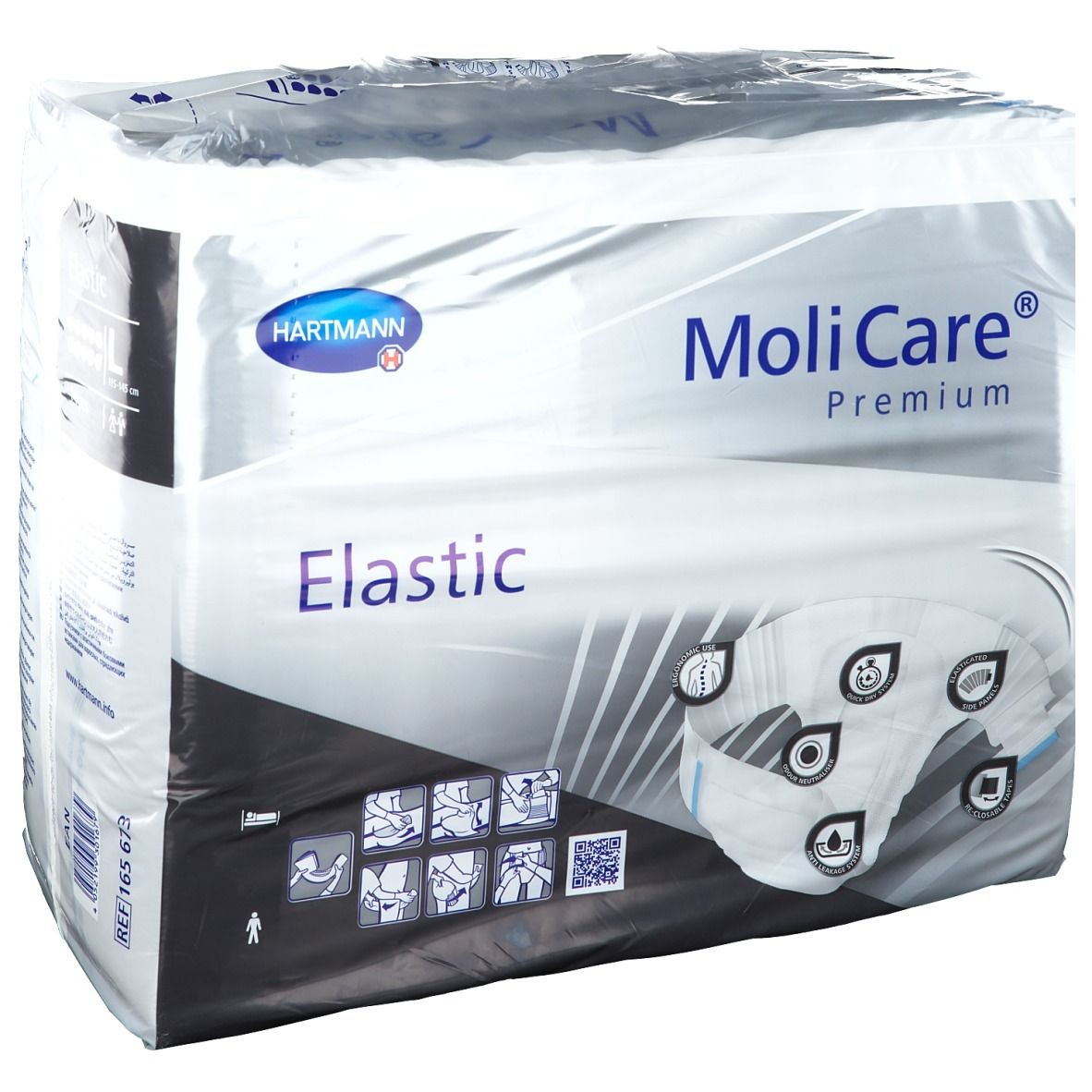 MoliCare® Premium Elastic 10 Tropfen Gr. L