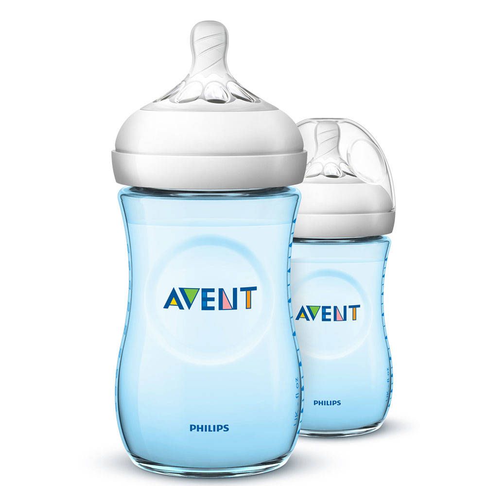 Image of Philips Avent Naturnah Flasche 2 x 260 ml Blau