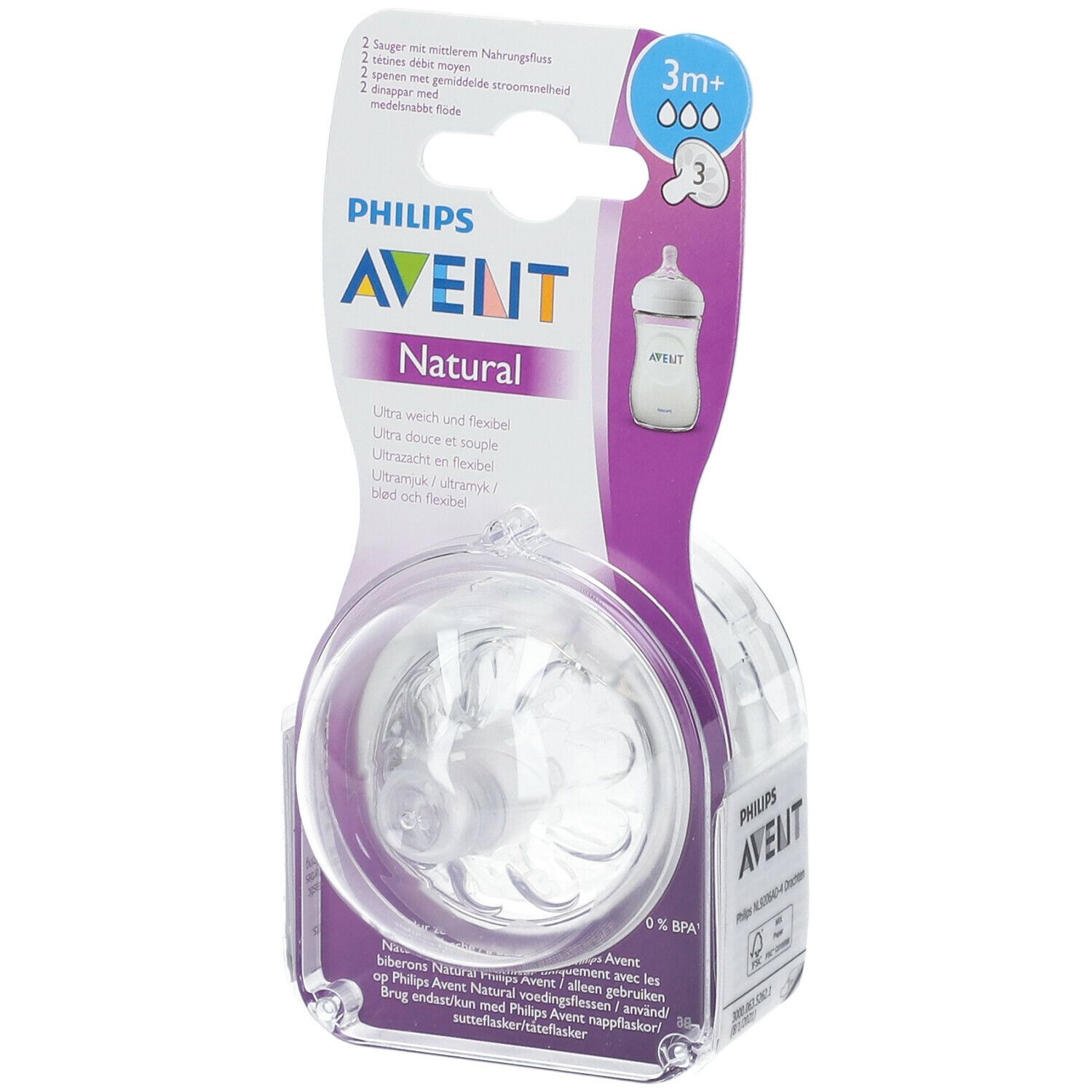 Image of Philips Avent Naturnah Sauger ab 3 Monaten