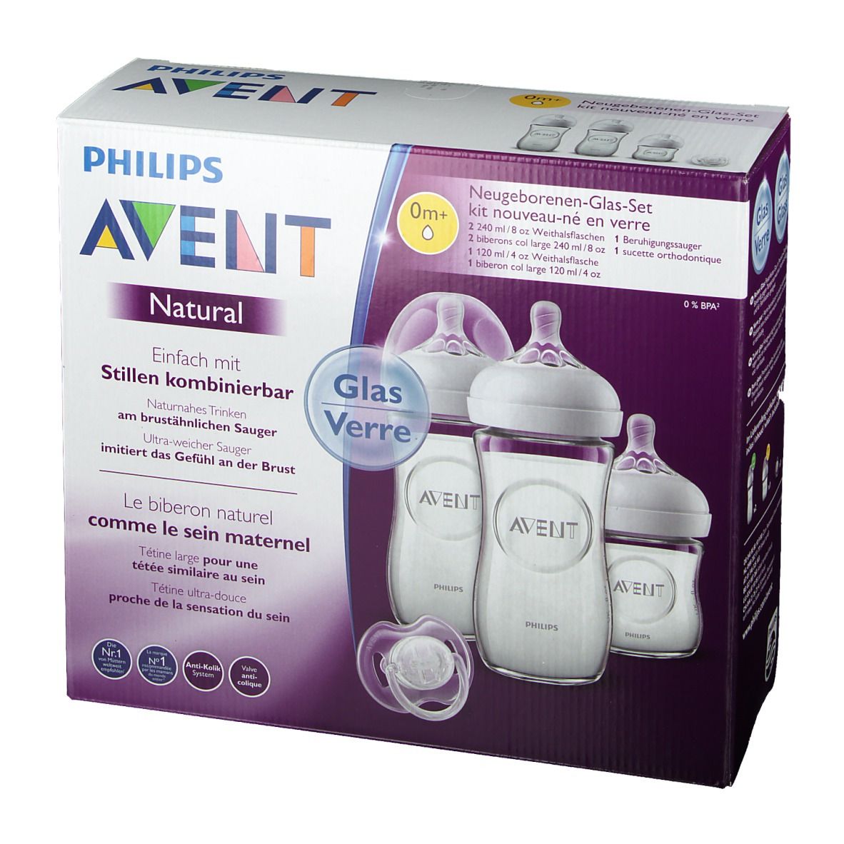 Philips® AVENT NaturalNeugeborenen Glas Set shop