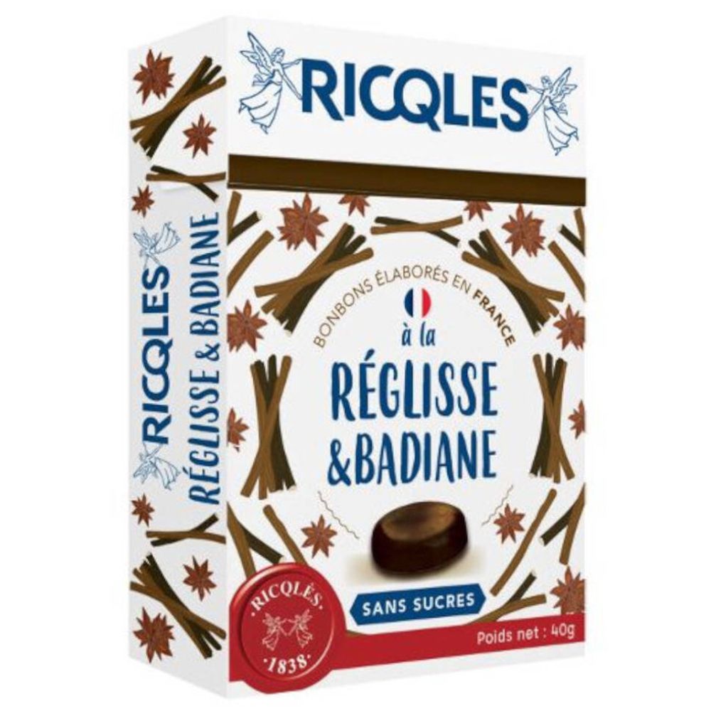RICQLES Zuckerfreie Bonbons Extra Starke Minze