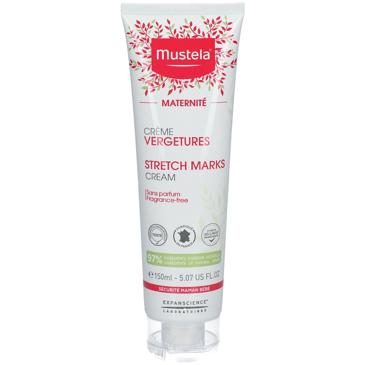 Mustela® Crème Vergetures Action 3 en 1 Sans Parfum