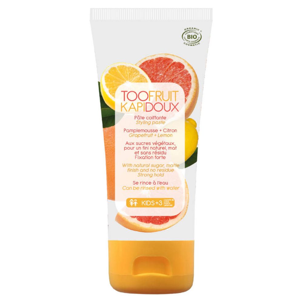 Toofruit Kapidoux Styling Paste für Kinder Grapefruit + Zitrone