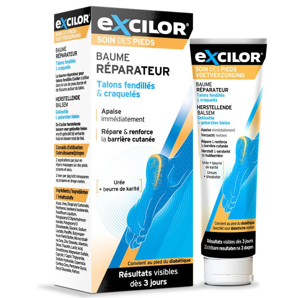 eXcilor® Soin des pieds Baume réparateur