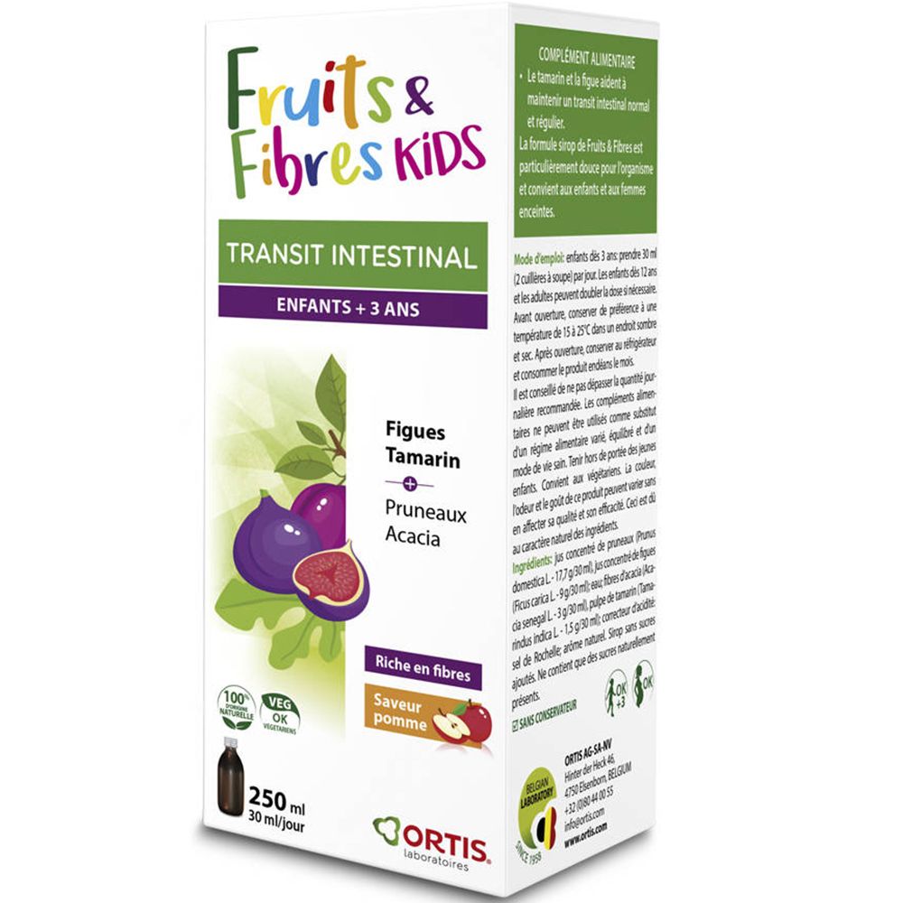 Image of Ortis® Fruits & Fibres Kids Transit Intestinal Kinder 3 Jahre+