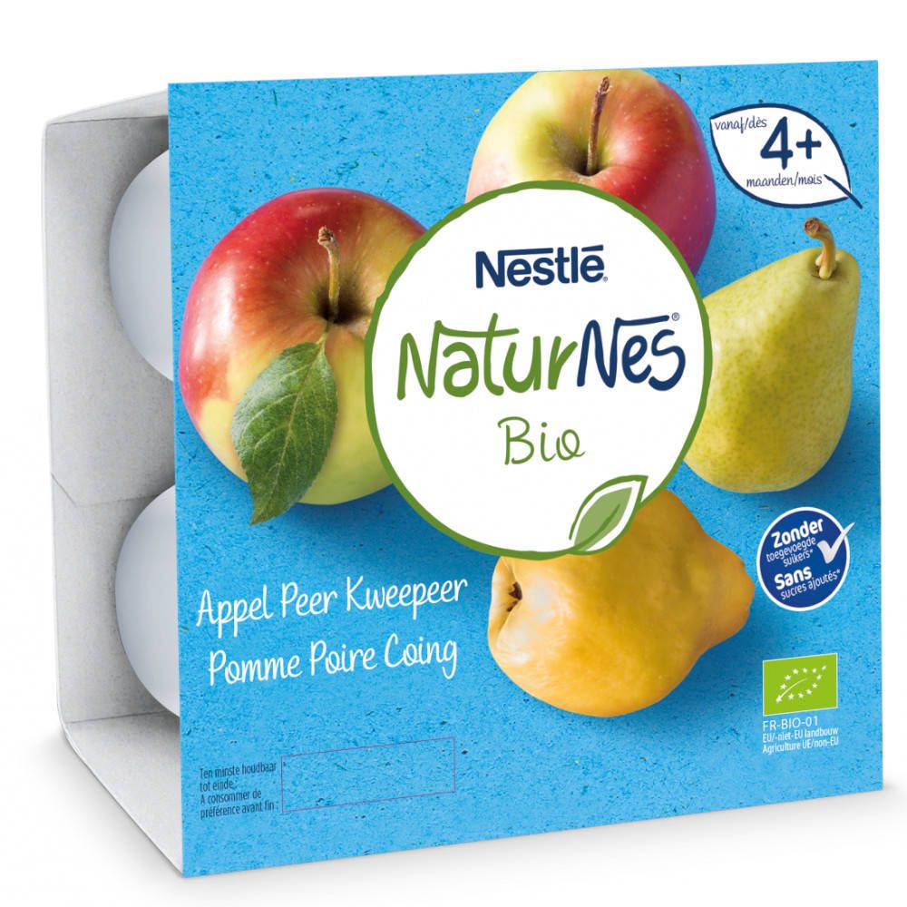 Image of Nestle NaturNes® Bio Apfel Birne Quitte ab 4 Monate