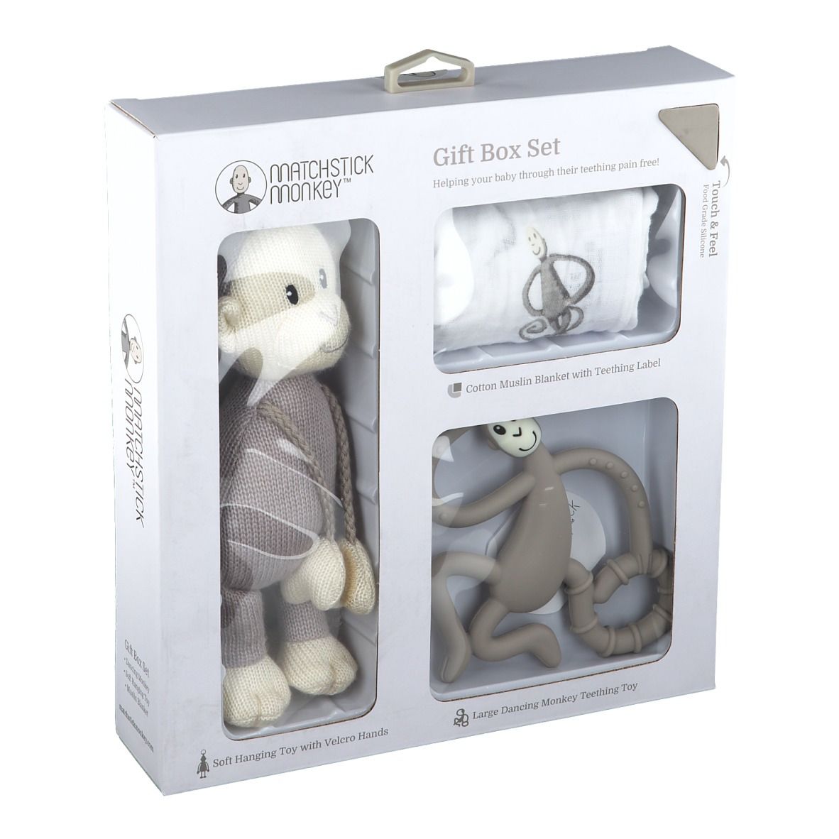 Matchstick Monkey Coffret de dentition Gris