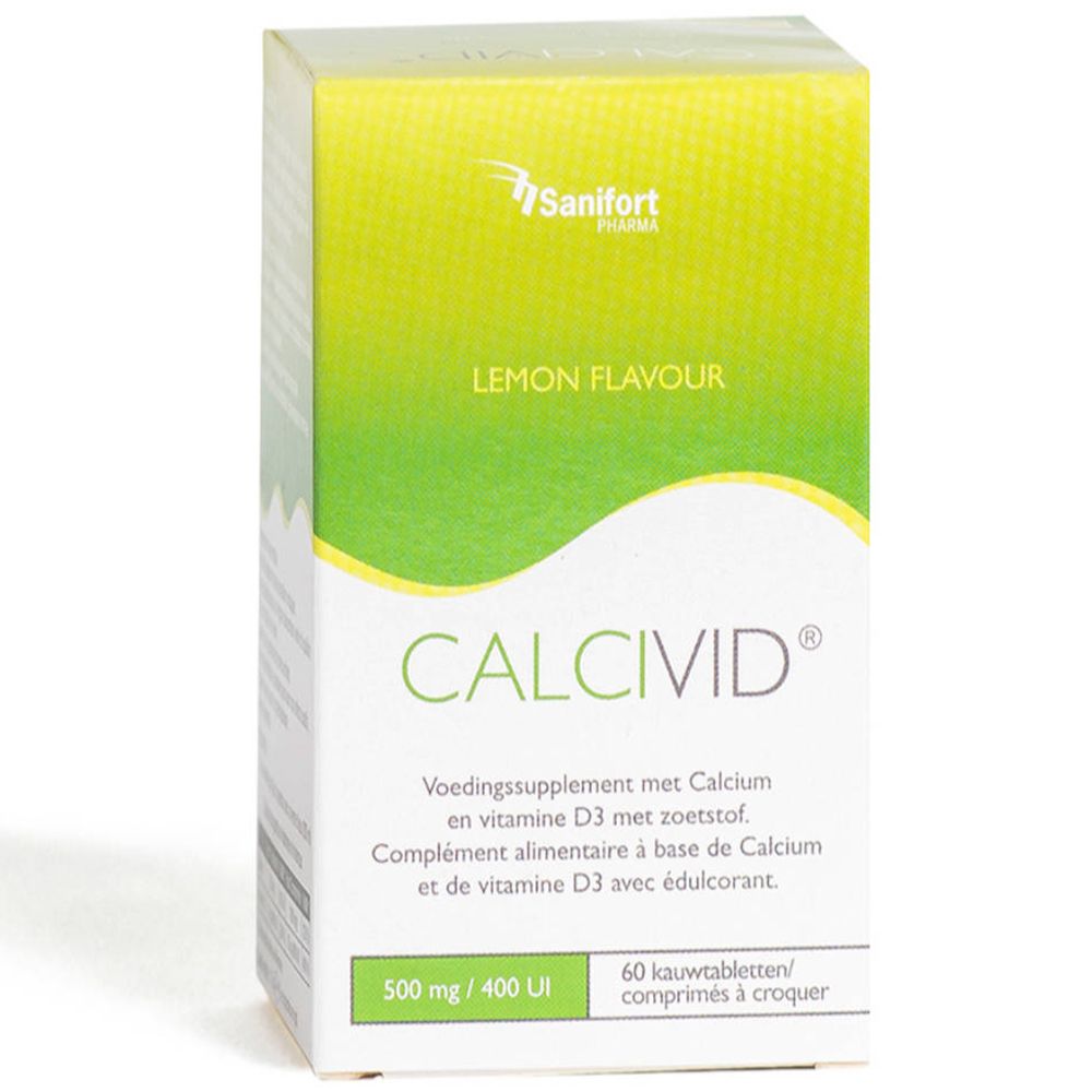 Calcivid Chew 1000mg / 800IE Zitrone