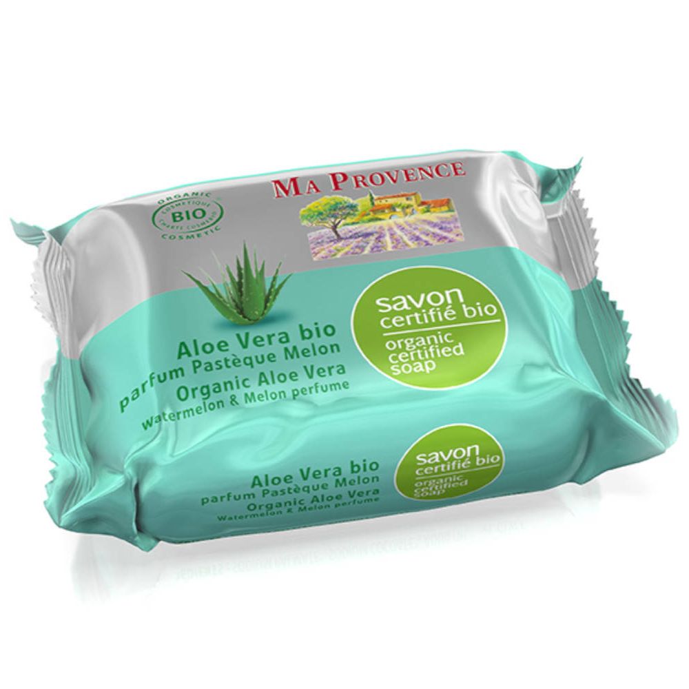 Image of Ma Provence® Bio-Aloe Vera-Seife Wassermelone - Melone