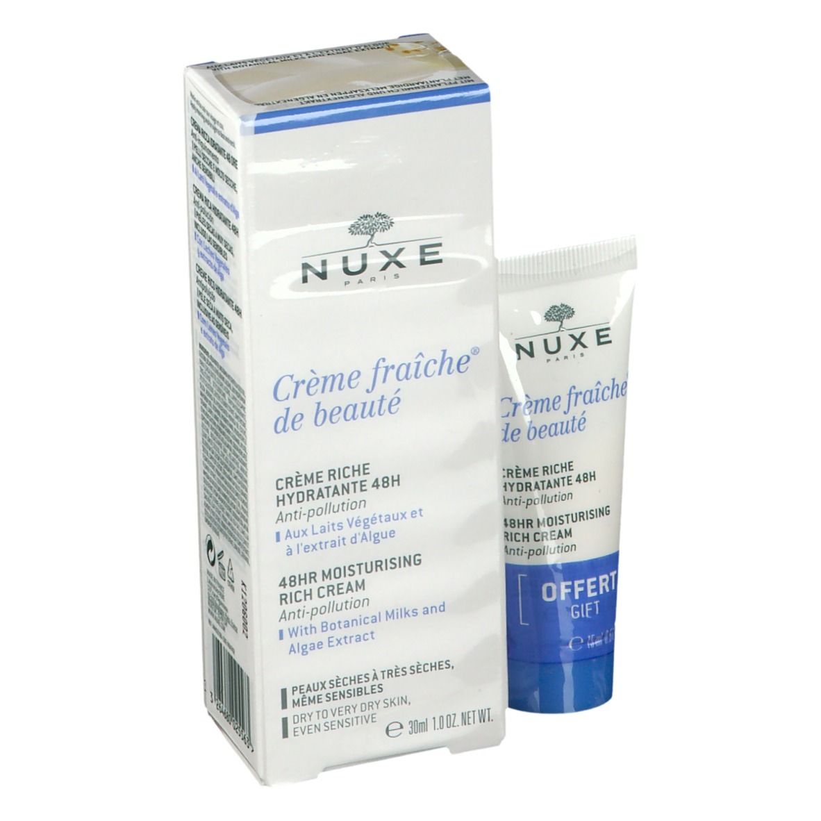 Nuxe Crème Fraîche® de Beaute Crème riche hydratante 48h Peaux sèches