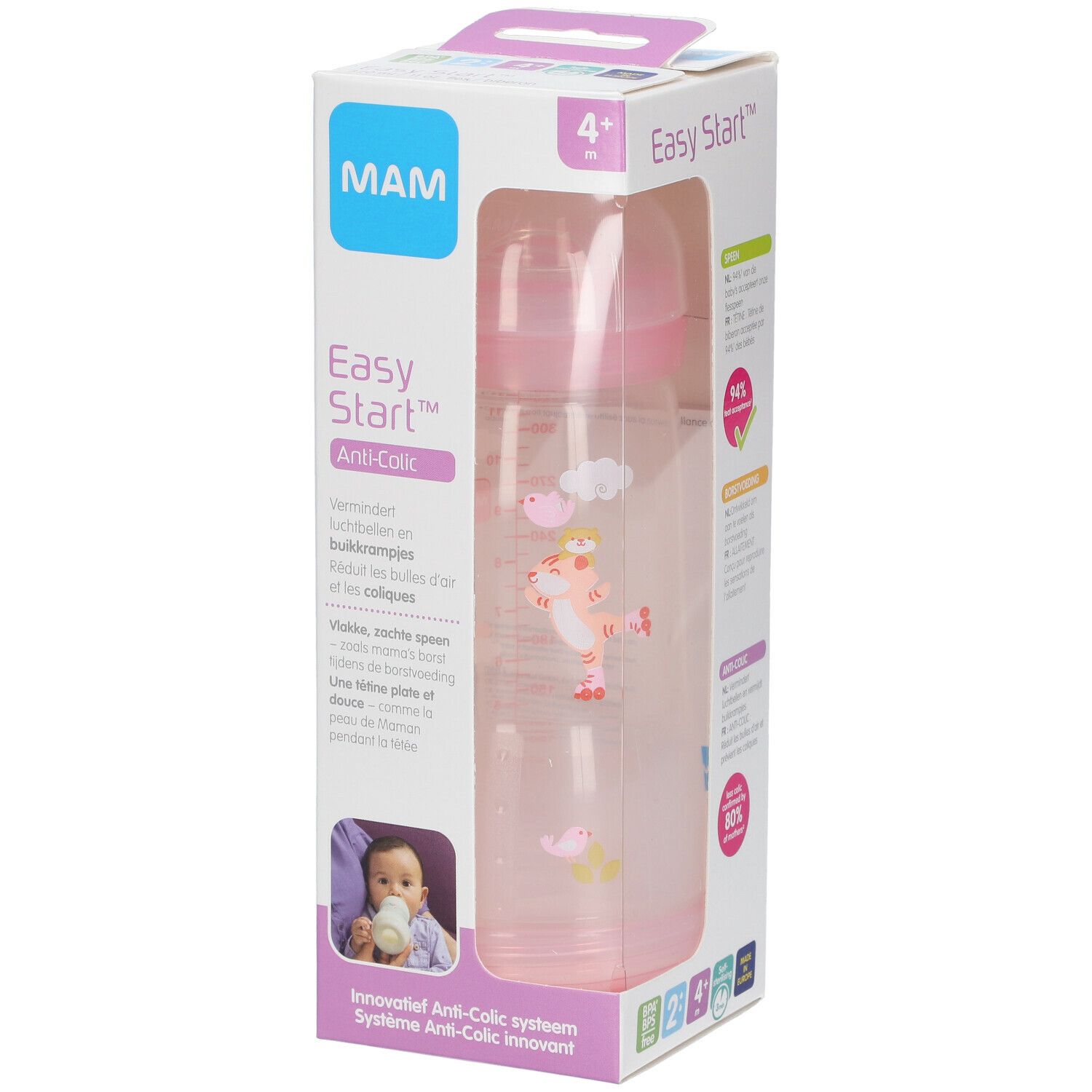MAM Easy Start™ Anti-Kolik Flasche 320 ml +6 Monate (Farbe nicht auswählbar)