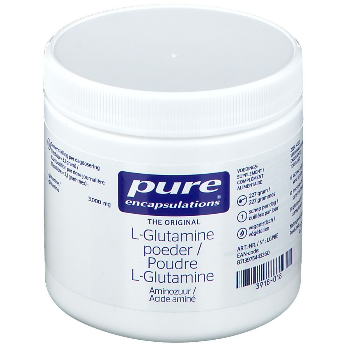 Image of Pure Encapsulations® L-Glutamin Pulver