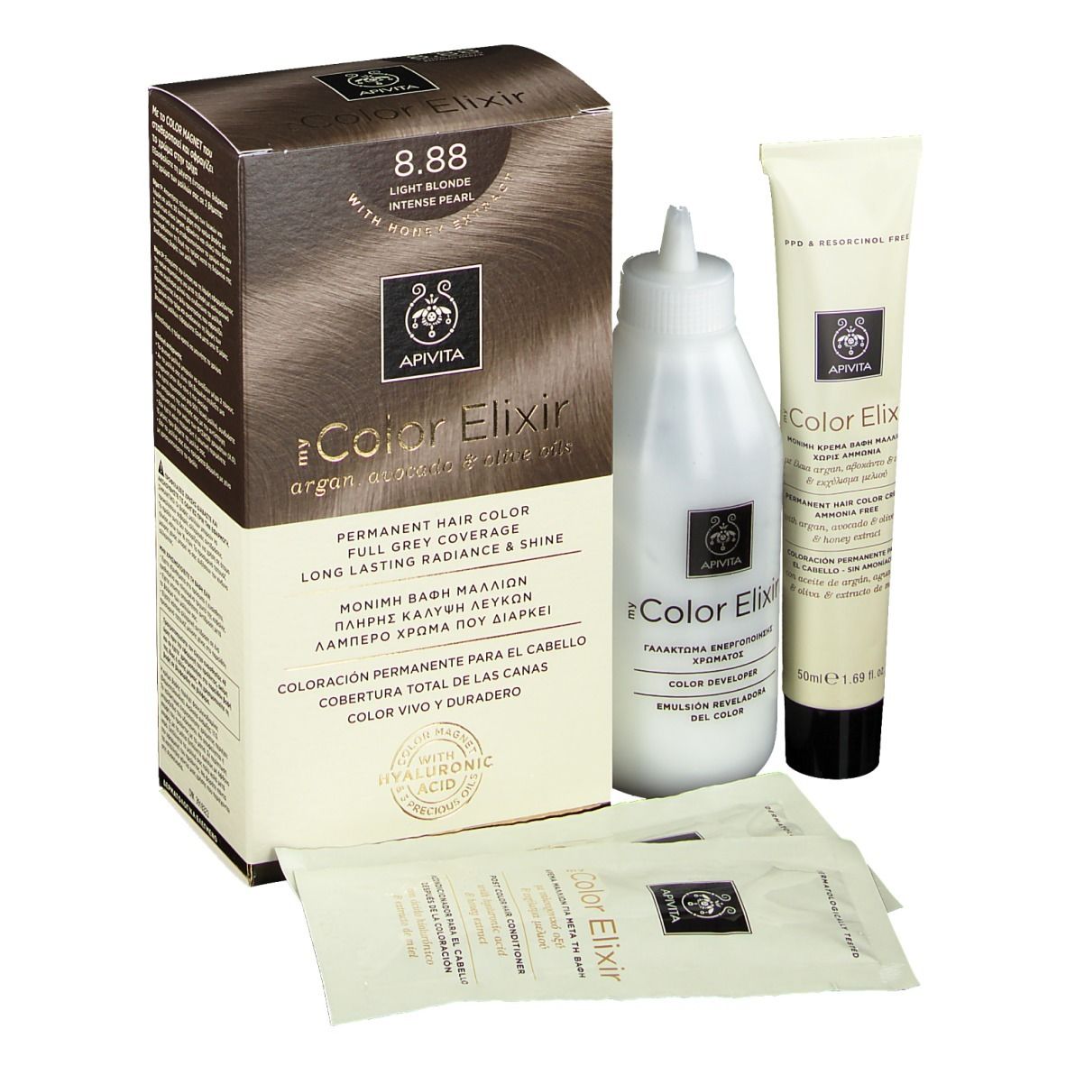 APIVITA My Color Elixir 8.88 Blond claire Intense Pearl
