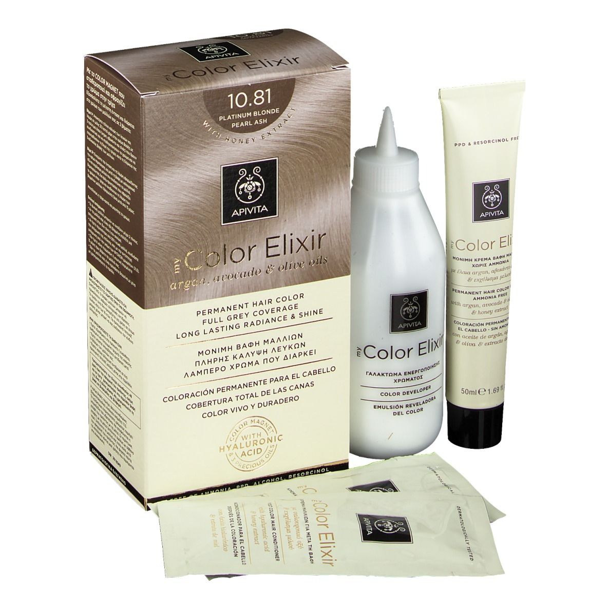APIVITA My Color Elixir 10.81 Platinum Blond Pearl Ash