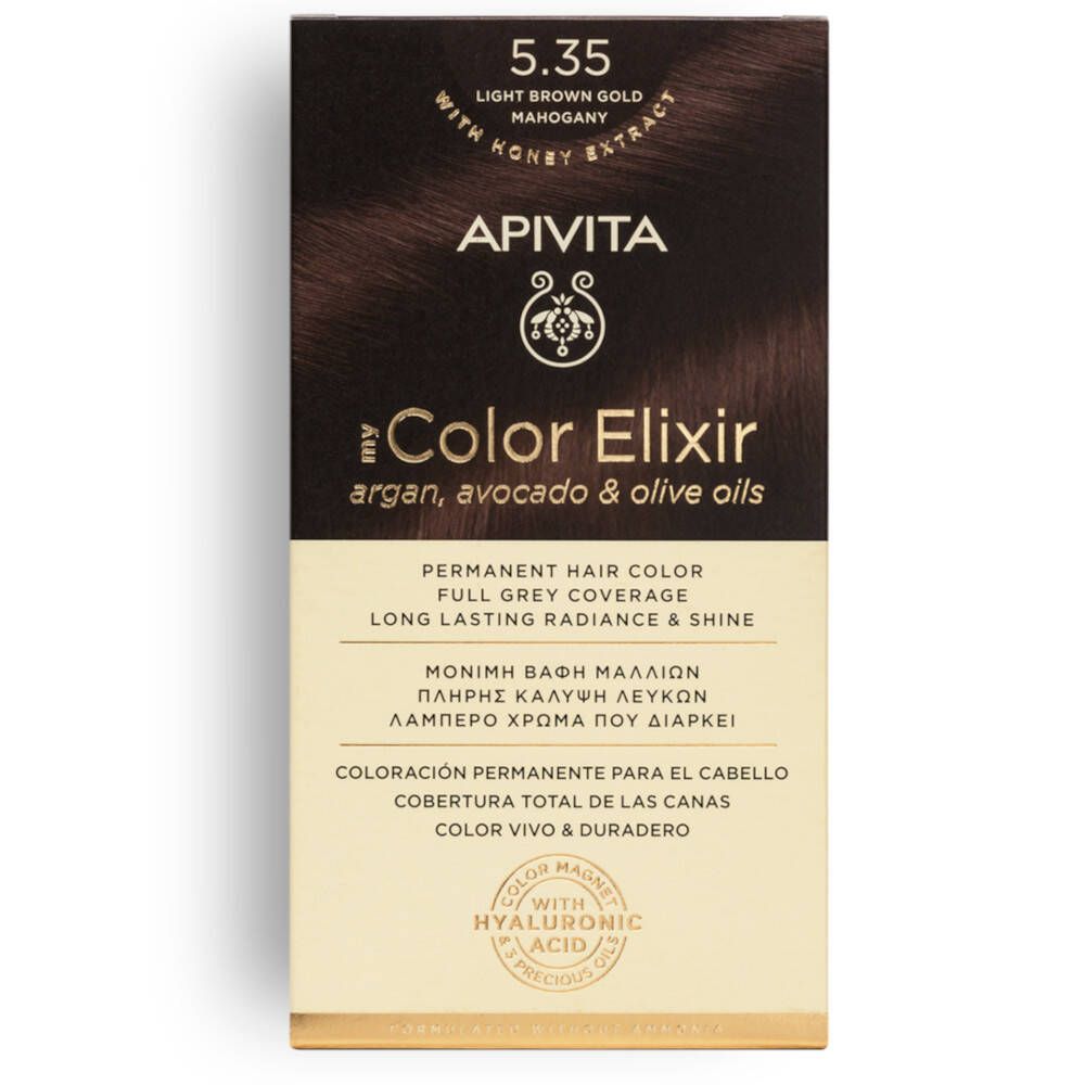 Image of APIVITA My Color Elixir 5.35 Marron Claire Gold Mahagoni
