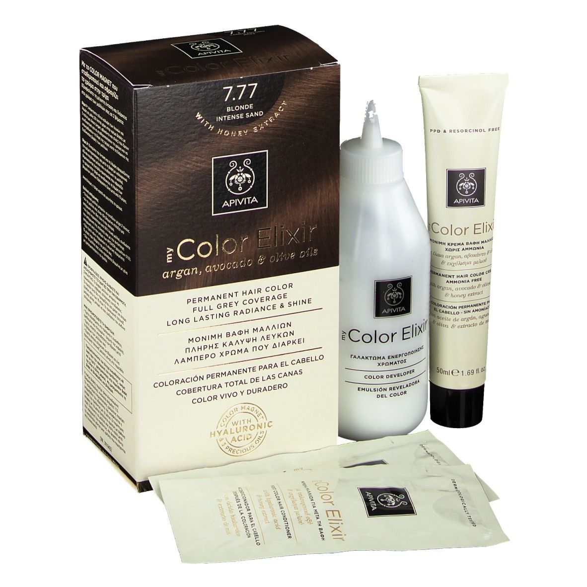 APIVITA My Color Elixir 7.77 Blond Intense Sand