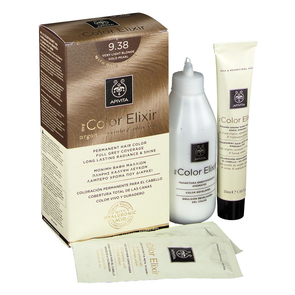APIVITA My Color Elixir 9.38 Blond très claire Gold Pearl