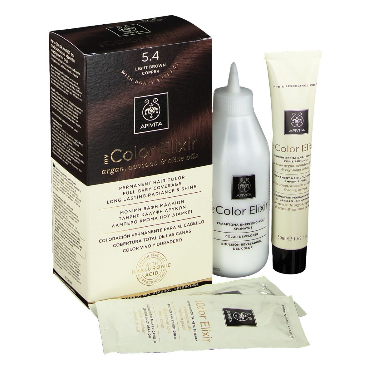 APIVITA My Color Elixir 5.4 Cuivre brun claire