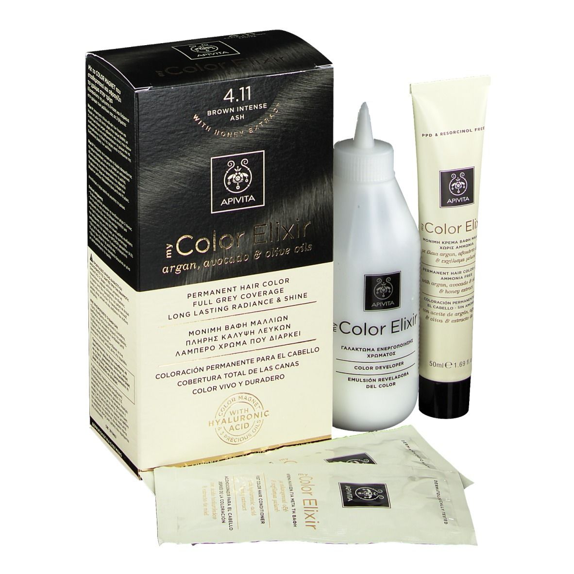 APIVITA My Color Elixir 4.11 Marron Intense Ash