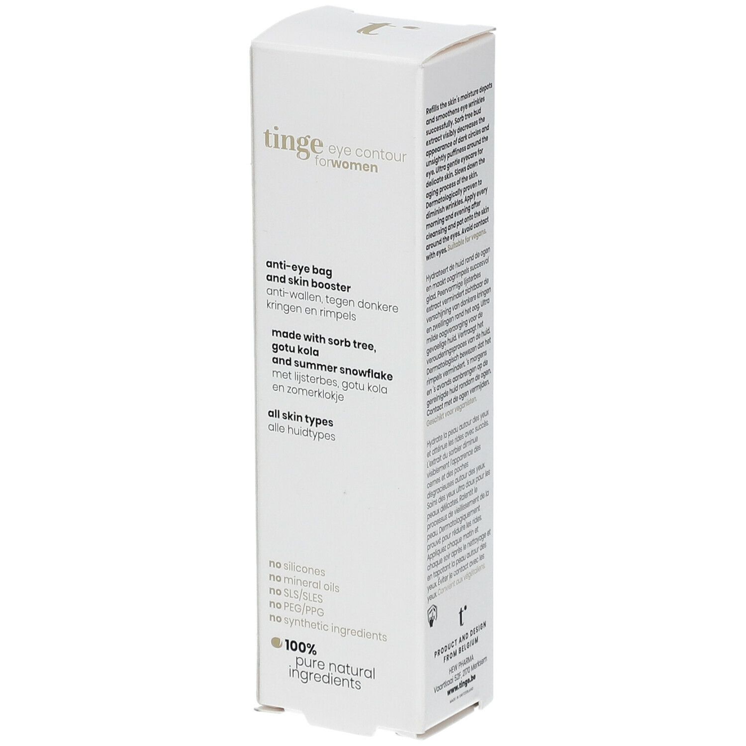 tinge eye contour for women Creme