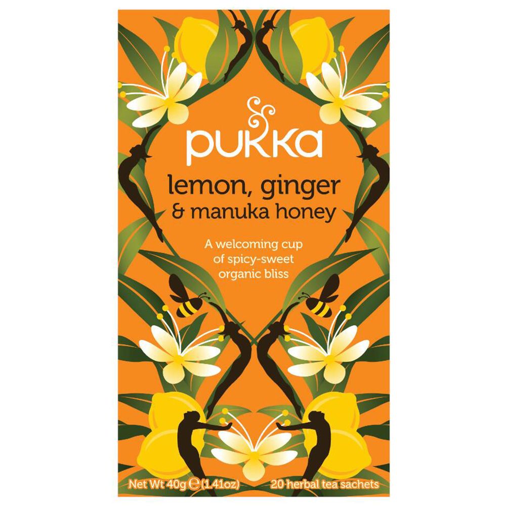 Image of Pukka Zitronen- Ingwer Manuka-Honig Tee