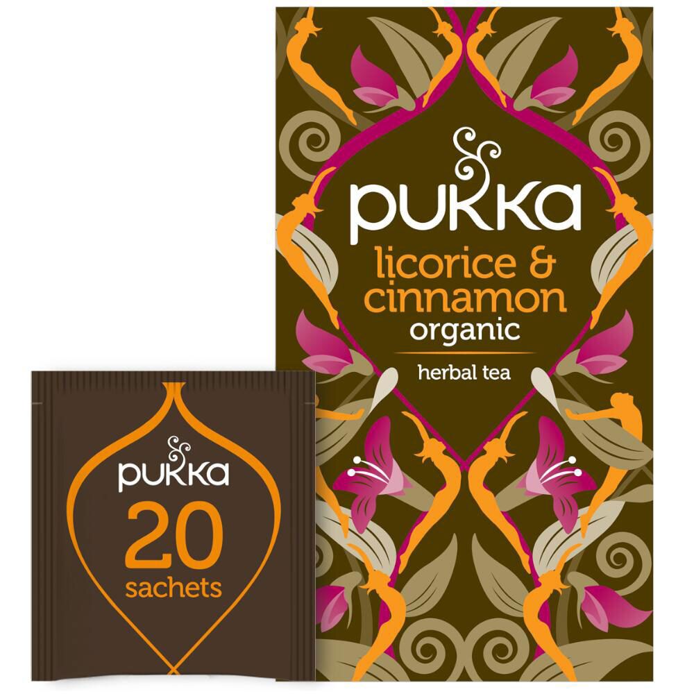 pukka Lakritze und Zimt Tee