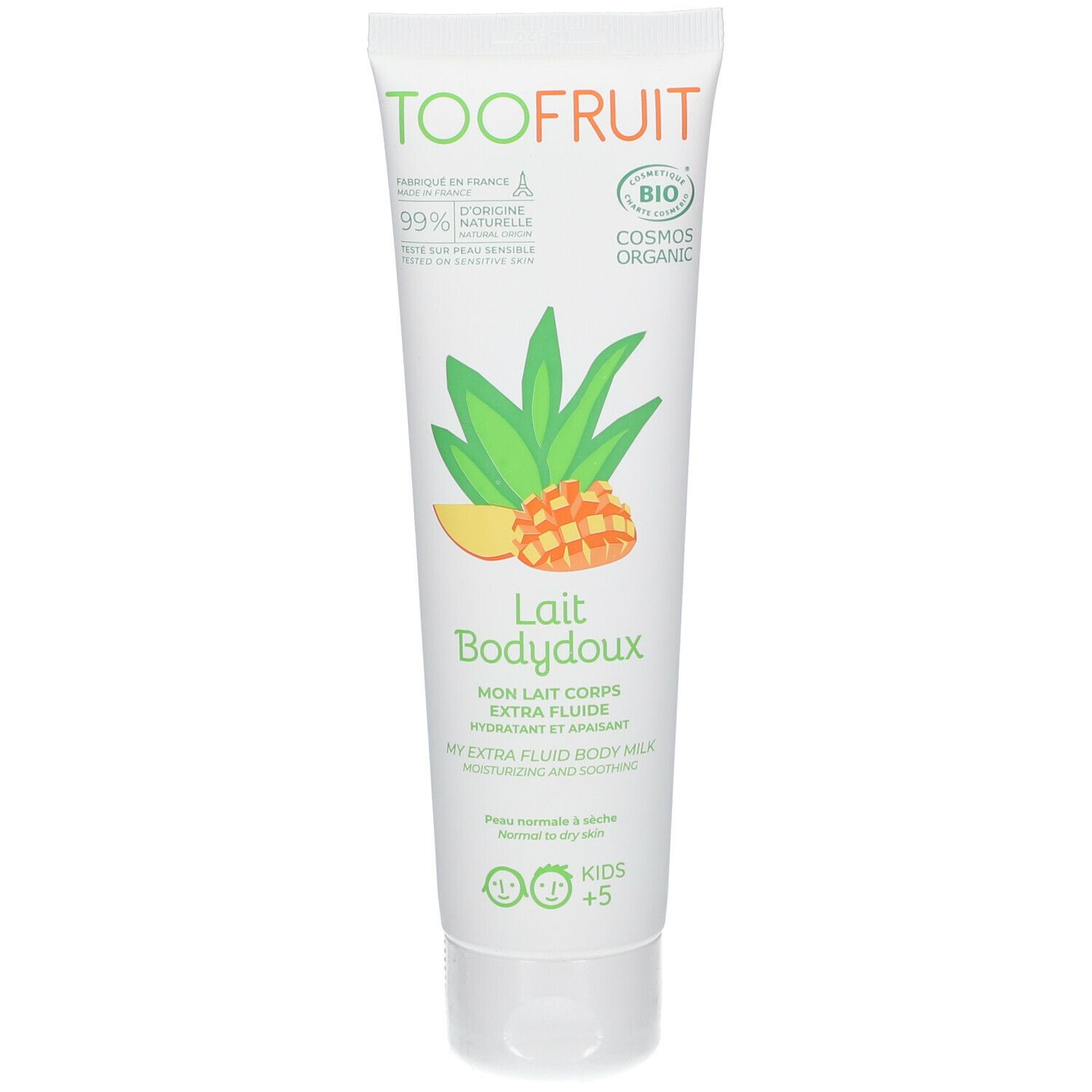 Image of TOOFRUIT Bodydoux Kinder Mango Milch - Aloe Vera