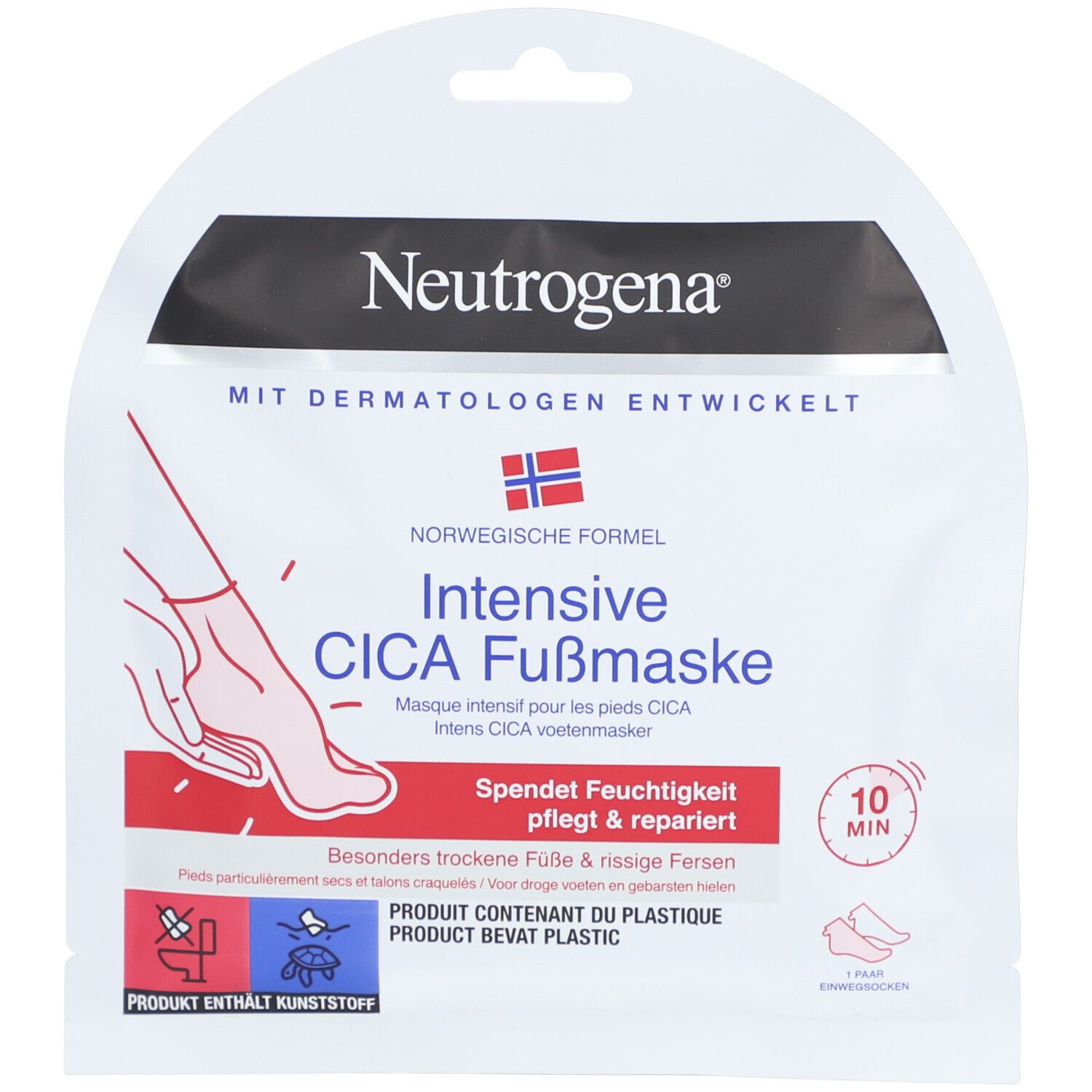 Neutrogena® Norwegische Formel Intensive CICA Fußmaske