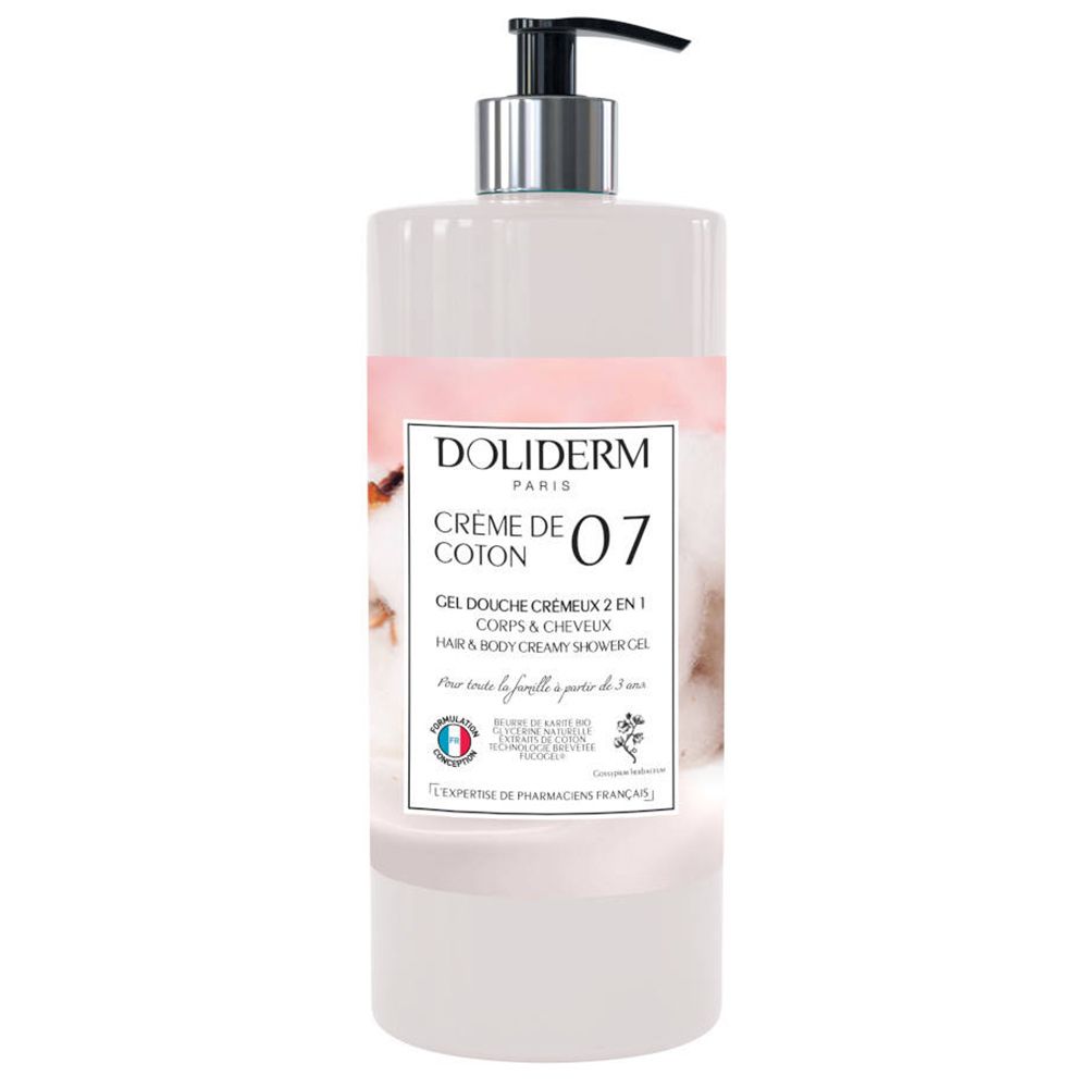 DOLIDERM COTTON CREAM 07 Cremiges Duschgel 2 in 1