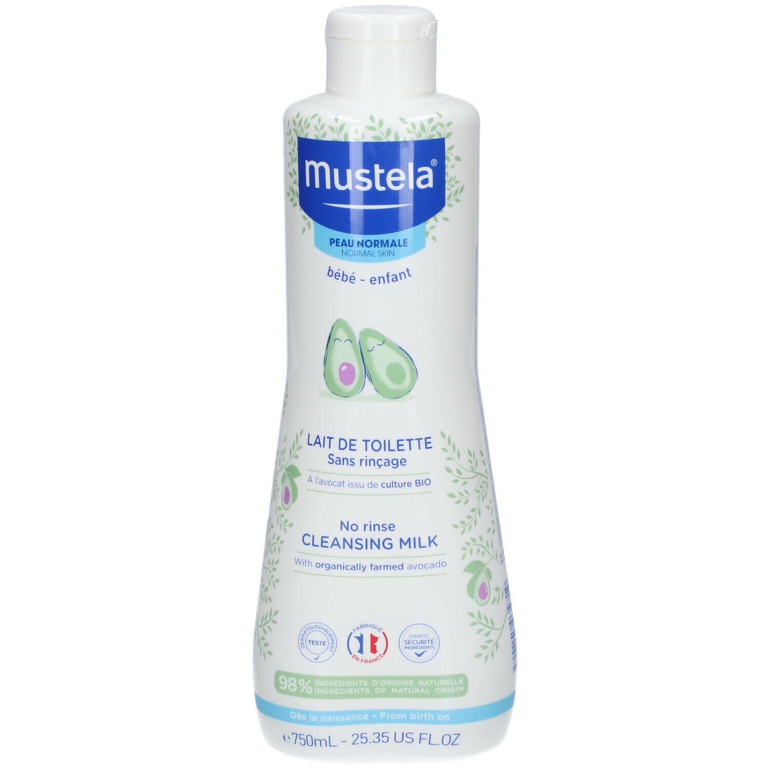 Mustela Bebe Enfant Lait De Toilette Sans Rincage A L Avocat Bio Shop Apotheke Ch