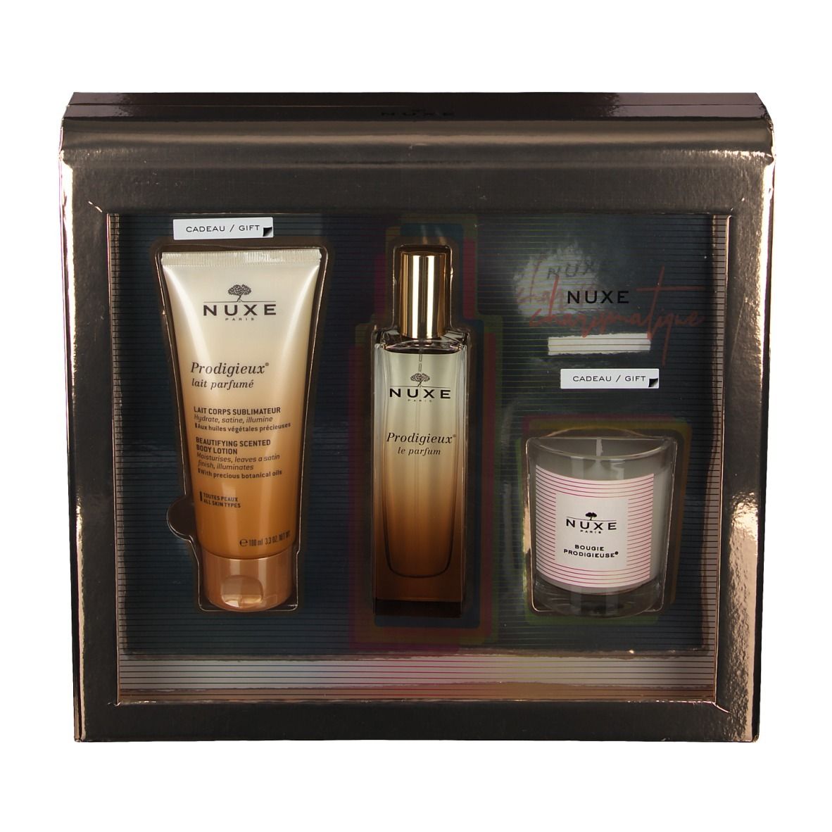 Nuxe Coffret Charismatique - Lait parfumé + bougie