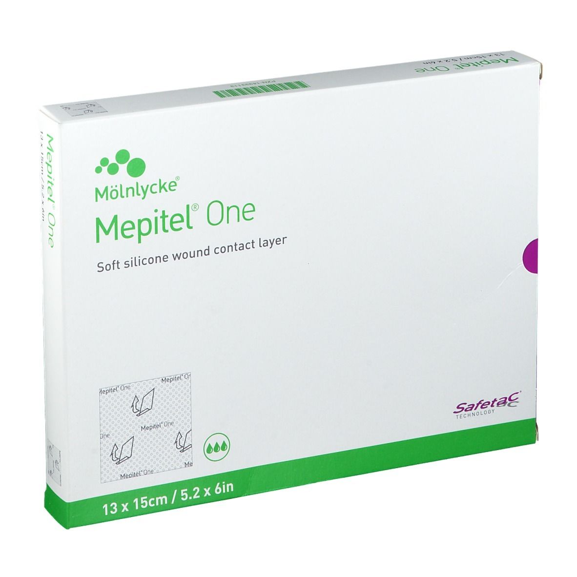 Mepitel® One 13 x 15 cm Silikon Netzverband