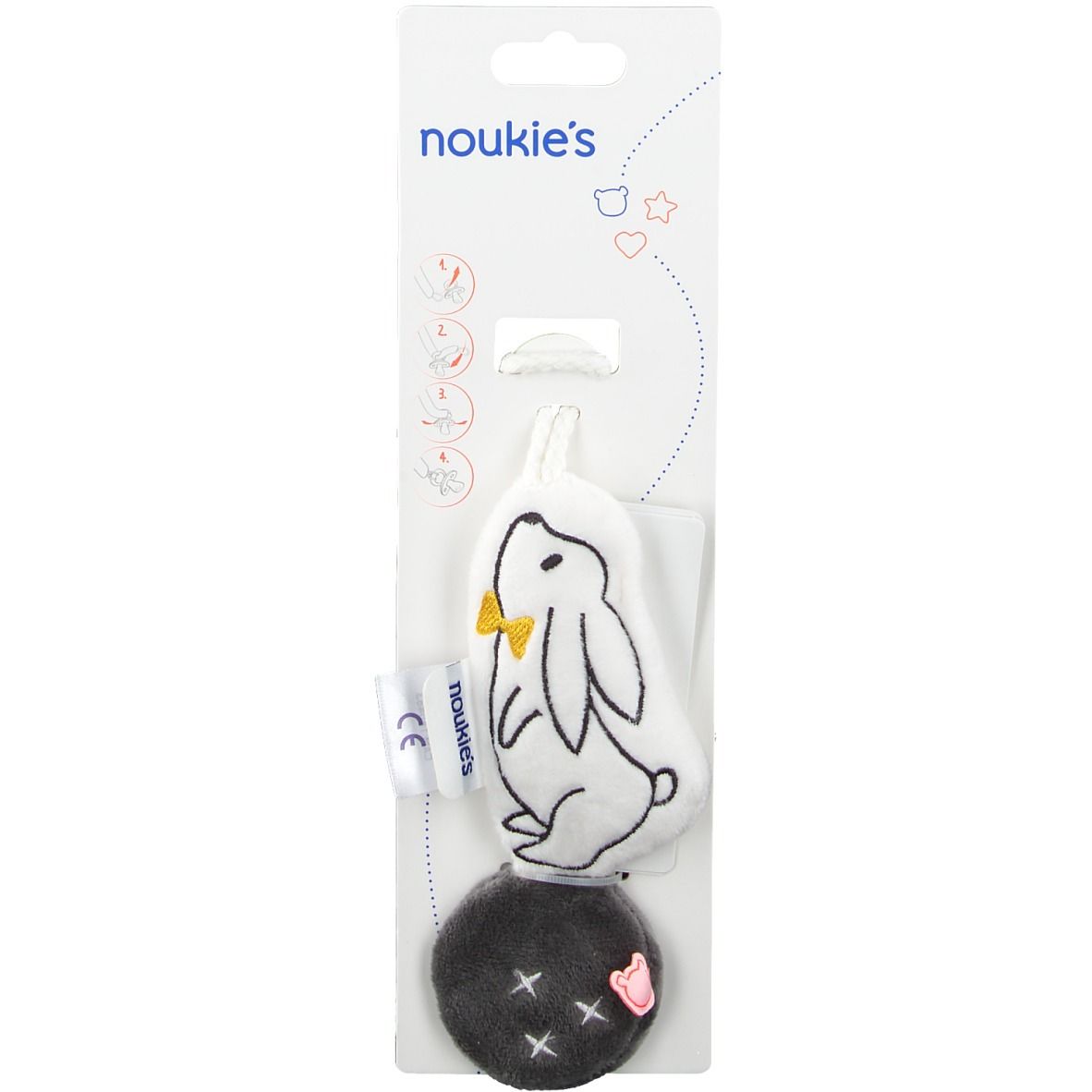 Noukie's Attache-sucette Gaby (Couleur non sélectionnable)