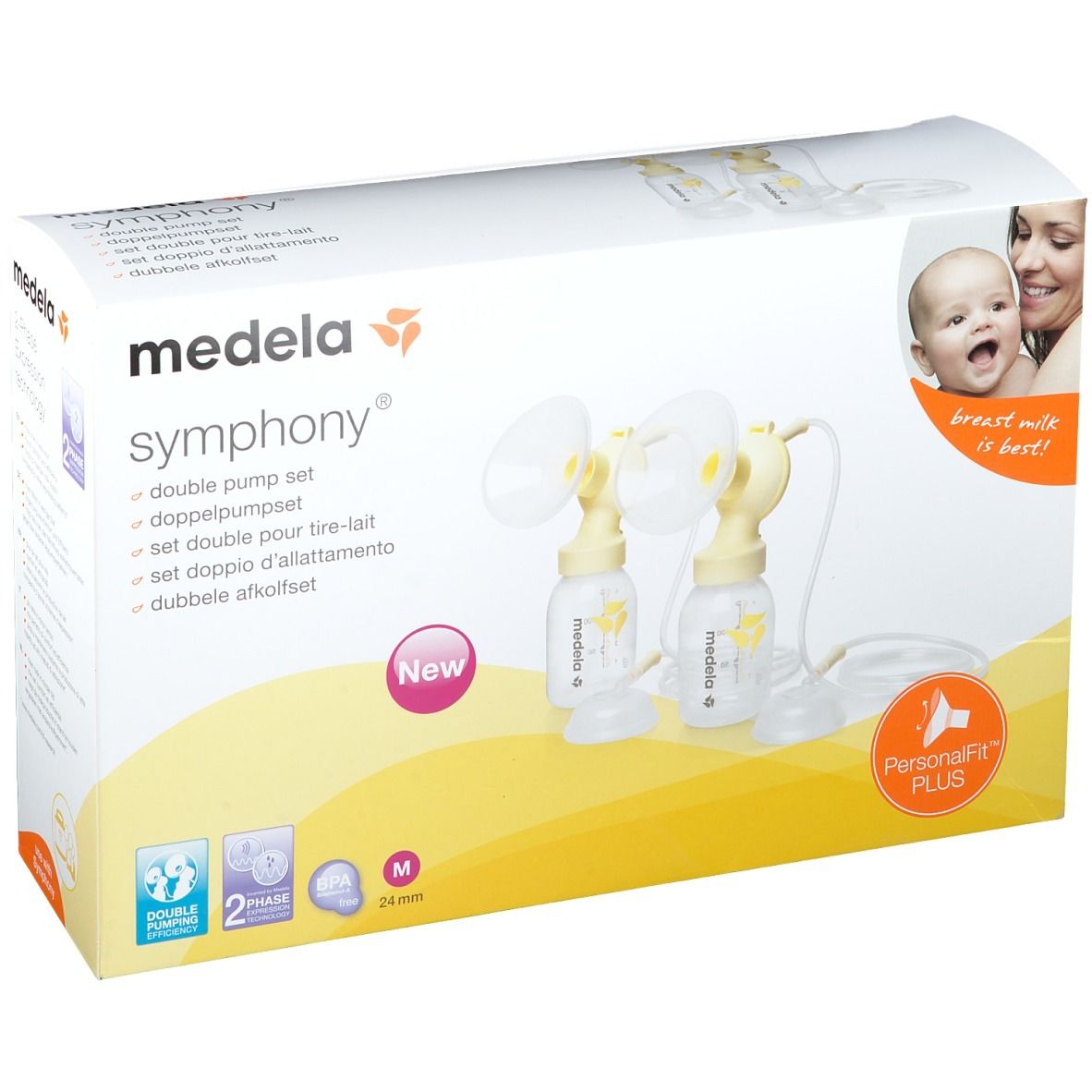 medela symphony® Doppelset für Milchpumpe