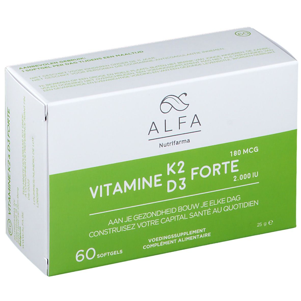 Image of ALFA Vitamin K2 D3 forte