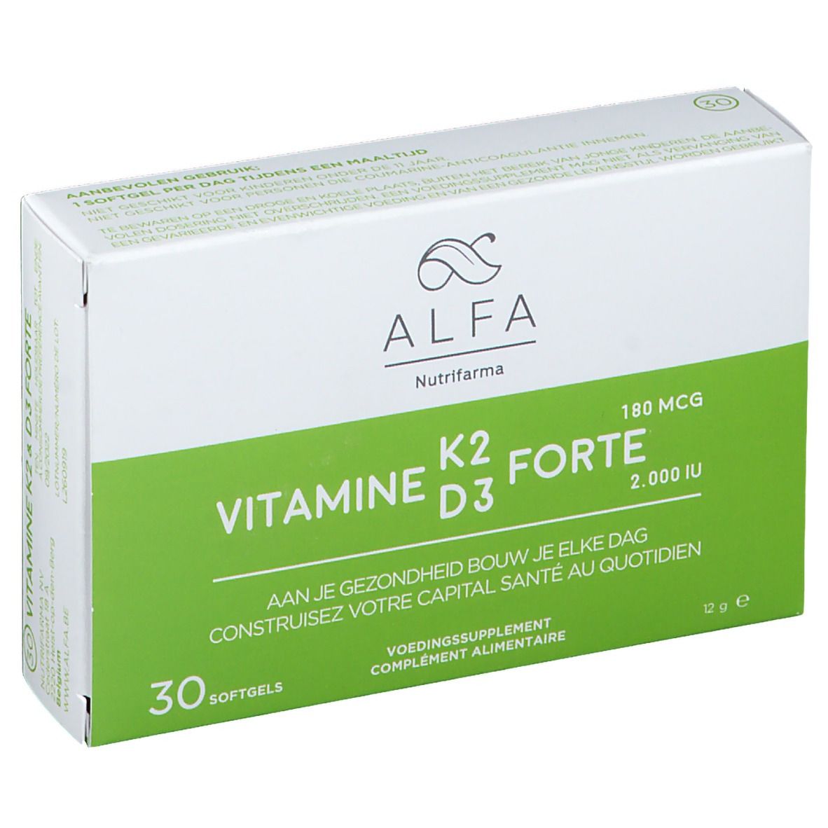 ALFA Vitamine K2 D3 forte