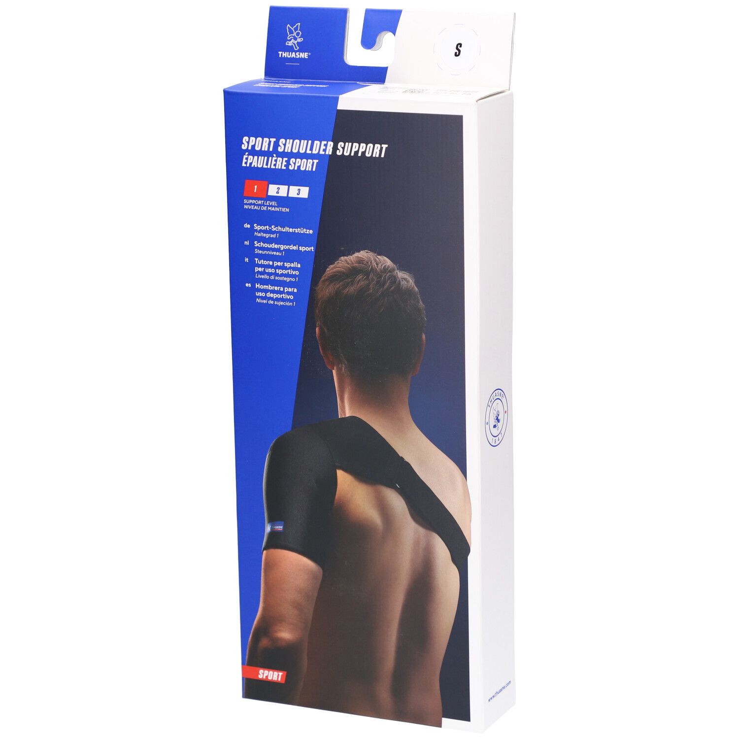 Thuasne Neopren Sport Schulterpolster Schwarz