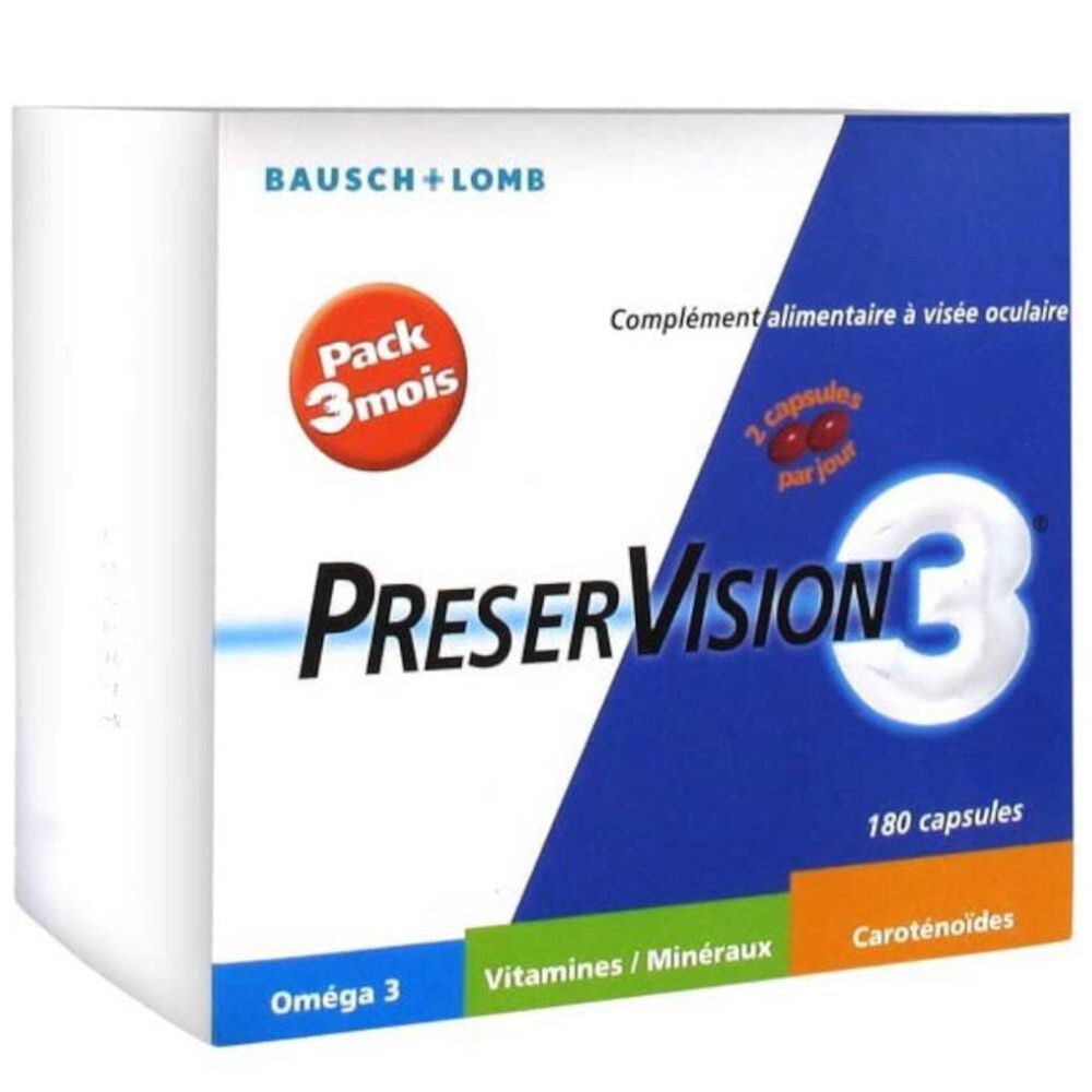 Image of Bausch & Lomb PreserVision 3 + Vitamin D3