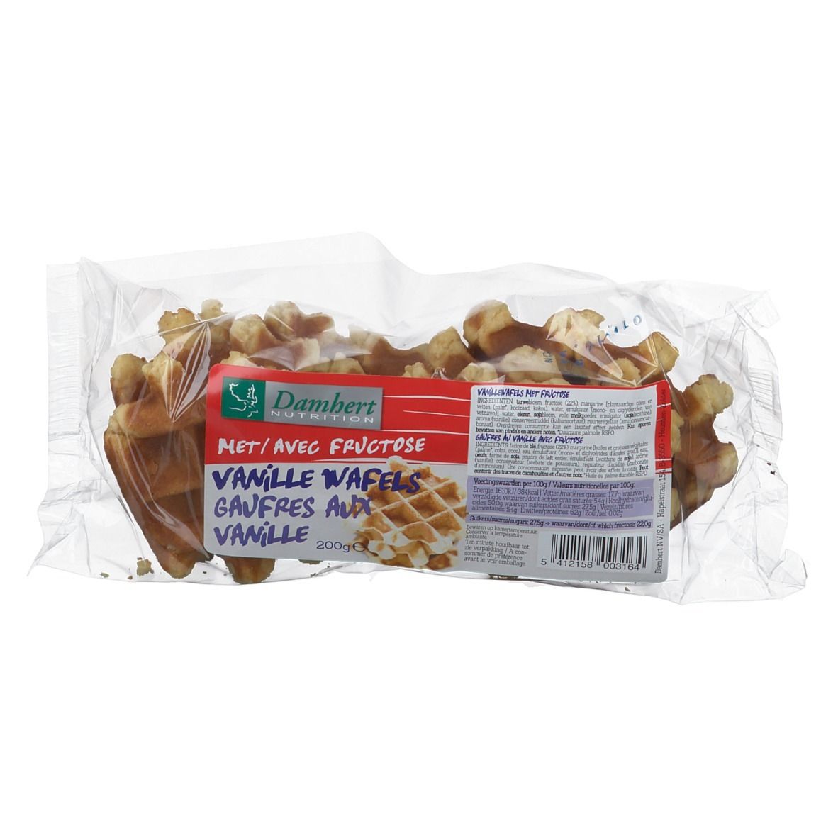 Damhert Fructose Gaufres vanille