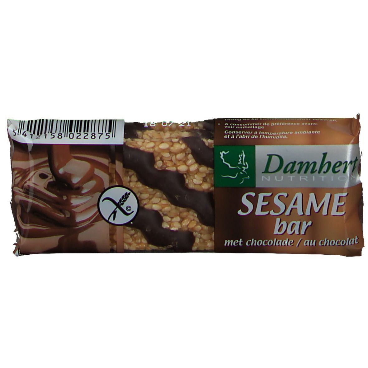 Damhert Sesamriegel mit Schokolade