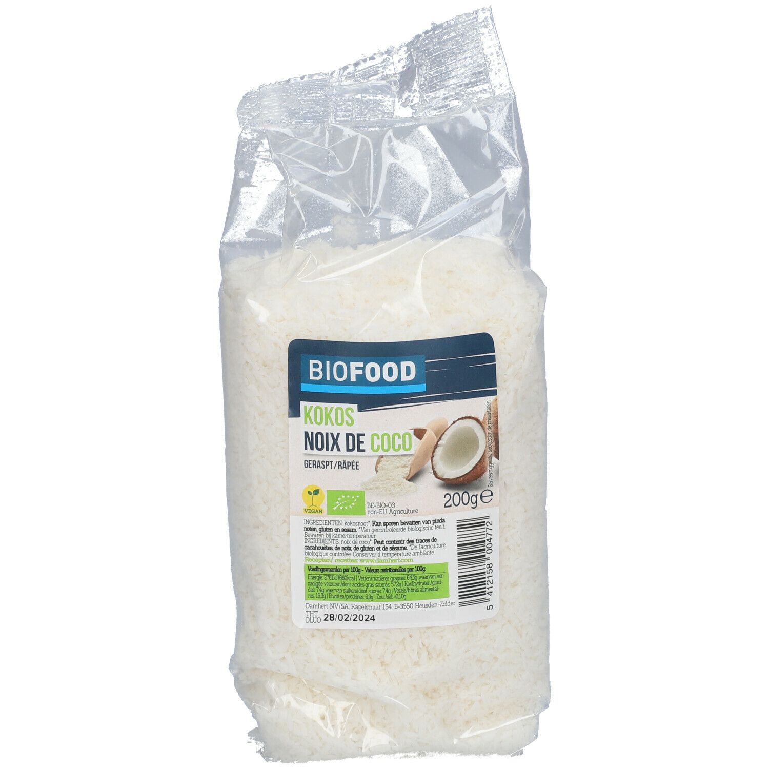 BIOFOOD Kokosraspeln Bio