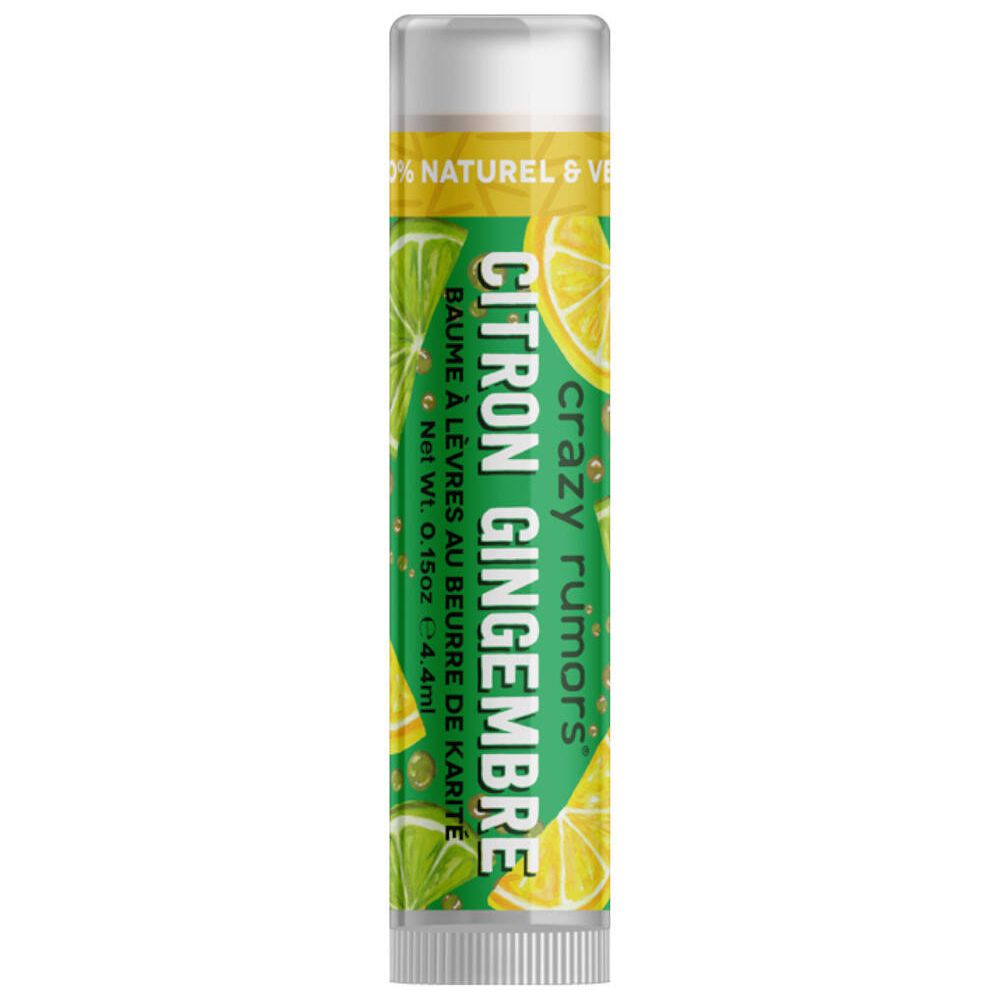 crazy rumors® Lippenbalsam Zitrone-Ingwer