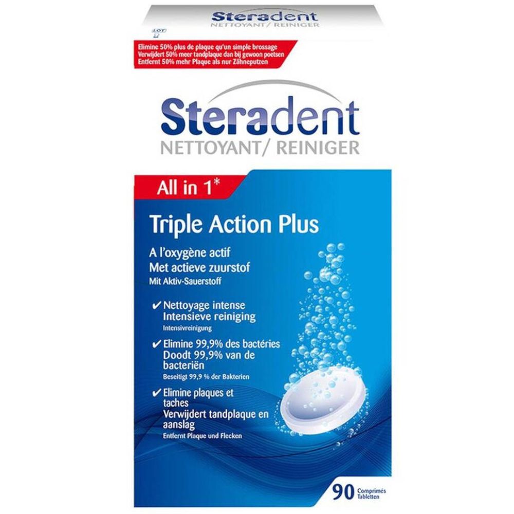 Steradent All in 1 Prothesen Reinigungstabletten