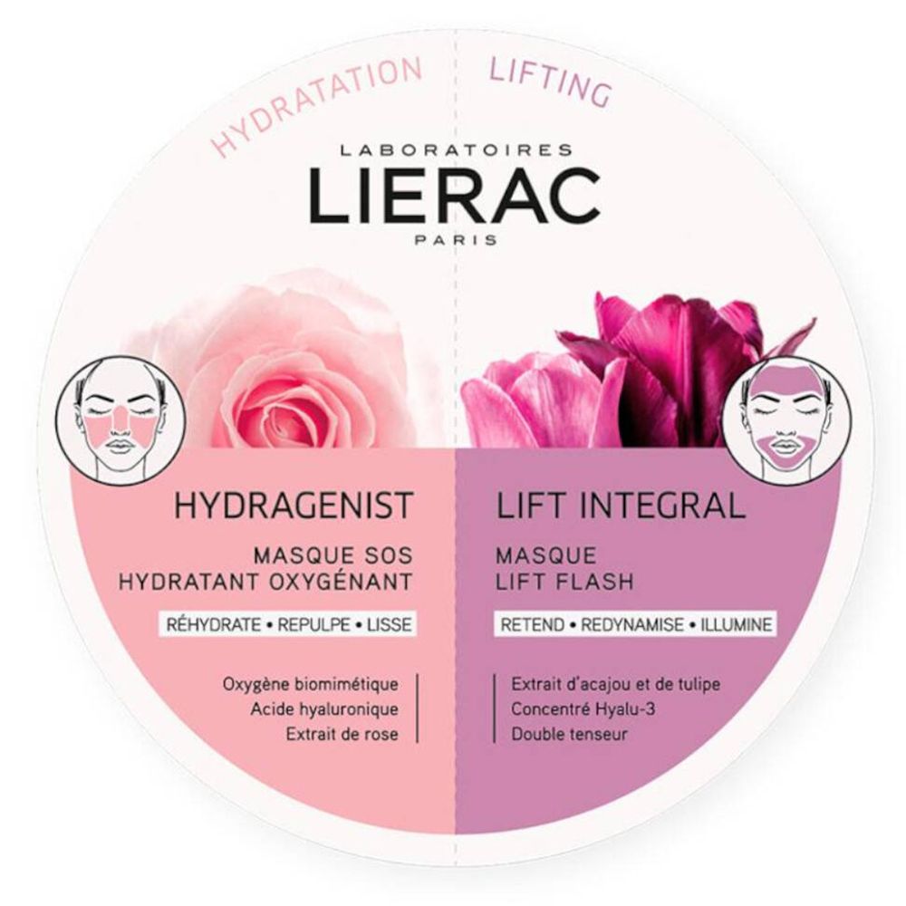 Image of LIERAC Duo Maske Hydragenis + Lift Integral