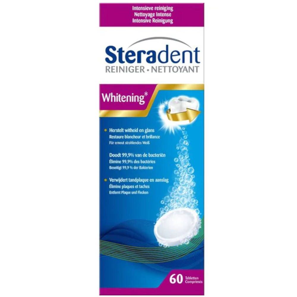 Steradent Whitening Prothesen Reinigungstabletten