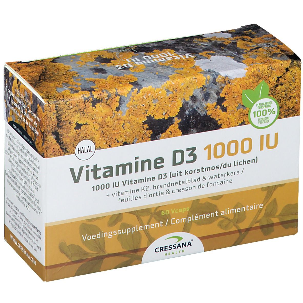 Image of CRESSANA® Vitamine D3 1000IU & K2