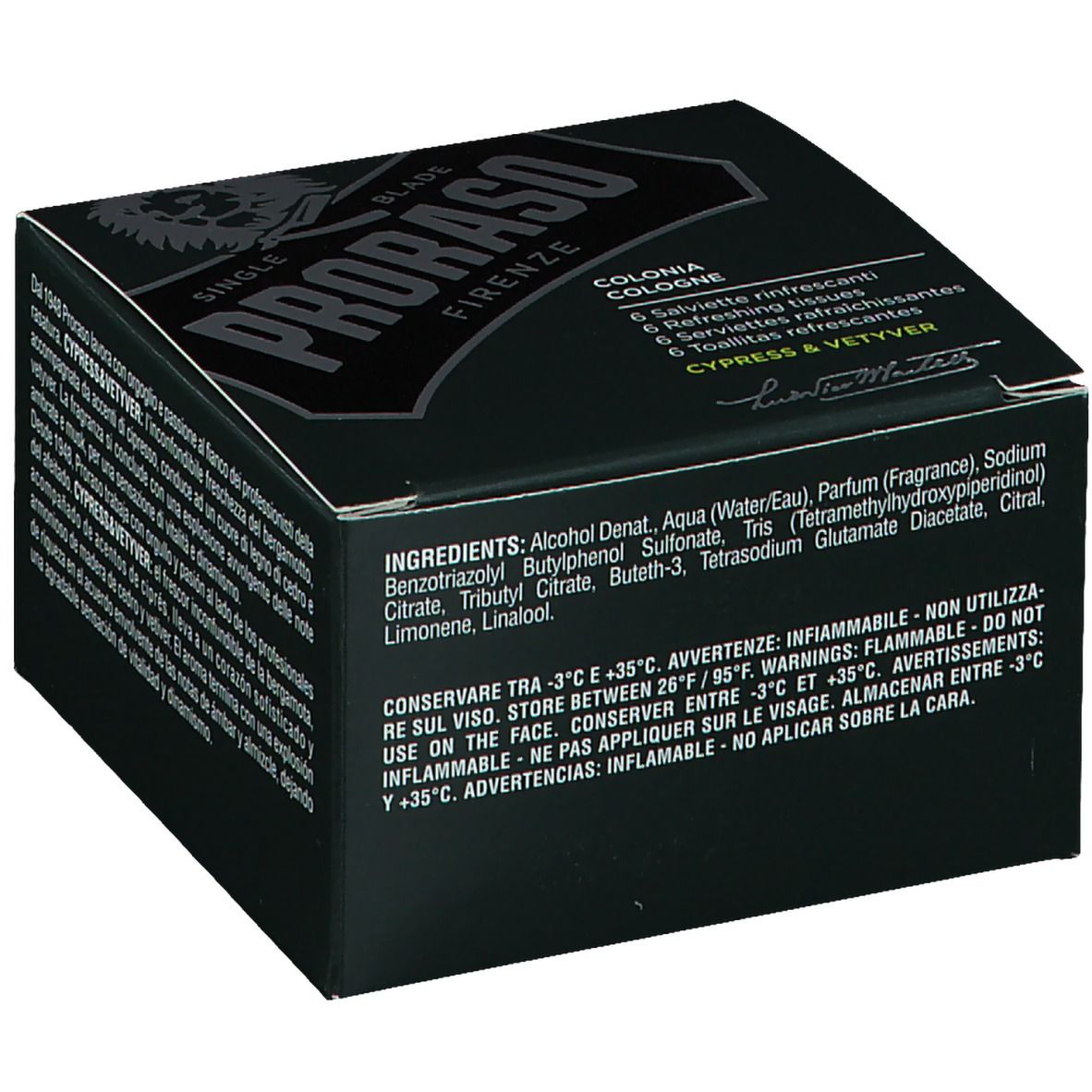 PRORASO Cologne Cypress & Vetyver