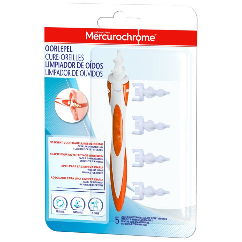 Image of Mercurochrome® Ohrhärtung + austauschbare Spitzen